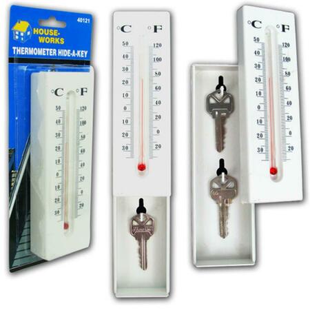 TRADEMARK POKER House- Works Thermometer Hide-A-Key- 72-48149